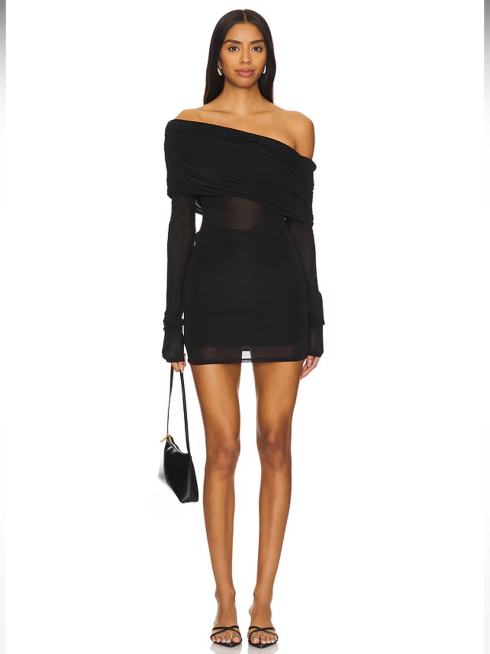 NWT! Lovers and Friends Laura Mini Dress in Black